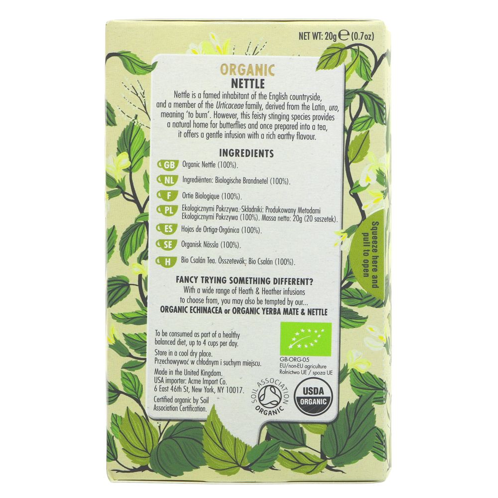 Heath&Heather Organic Nettle Tea (20 Bags)