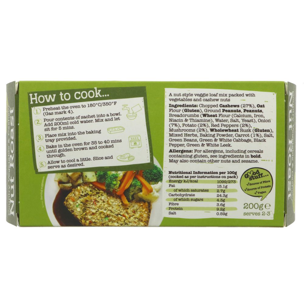 Artisan Nut Roast Country Vegetable & Cashew 200g