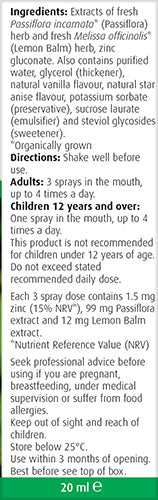 A. Vogel Passiflora Complex Spray 20ml