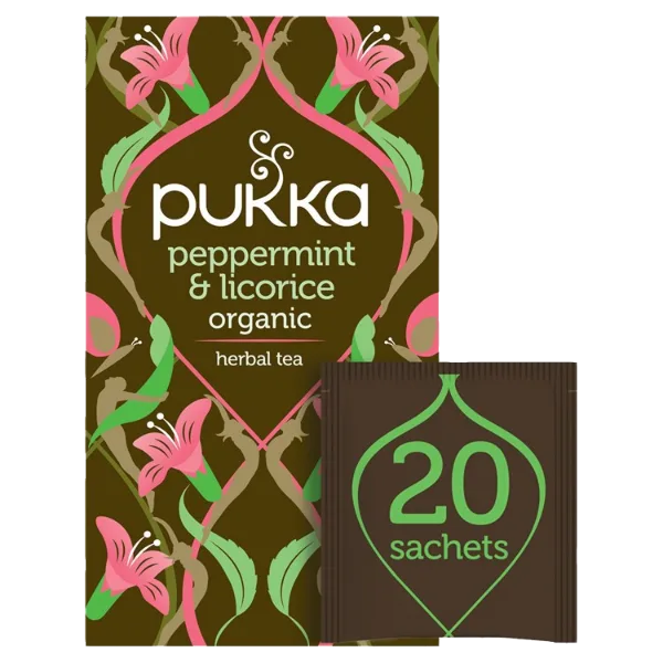 Pukka Peppermint & Licorice Tea 20 Bags
