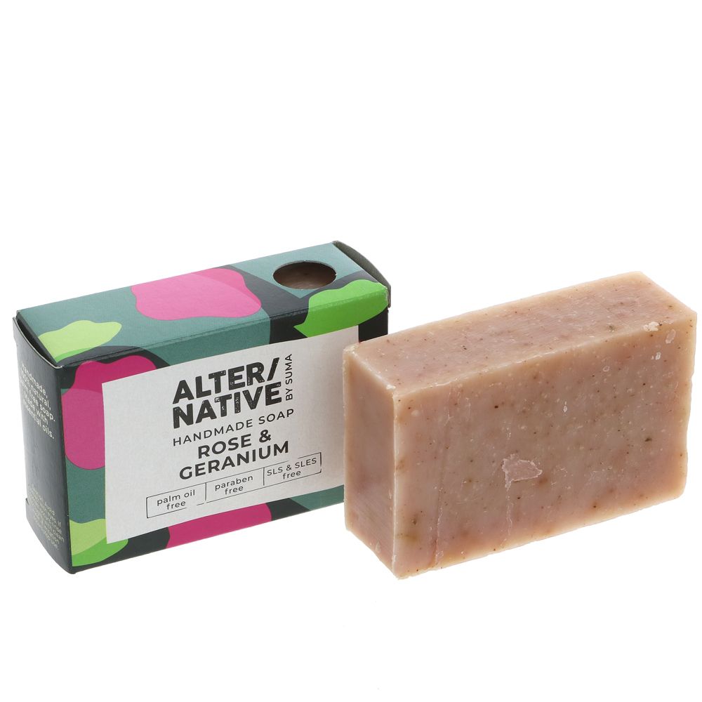 Alter/Native Rose & Geranium Boxed Soap 95g