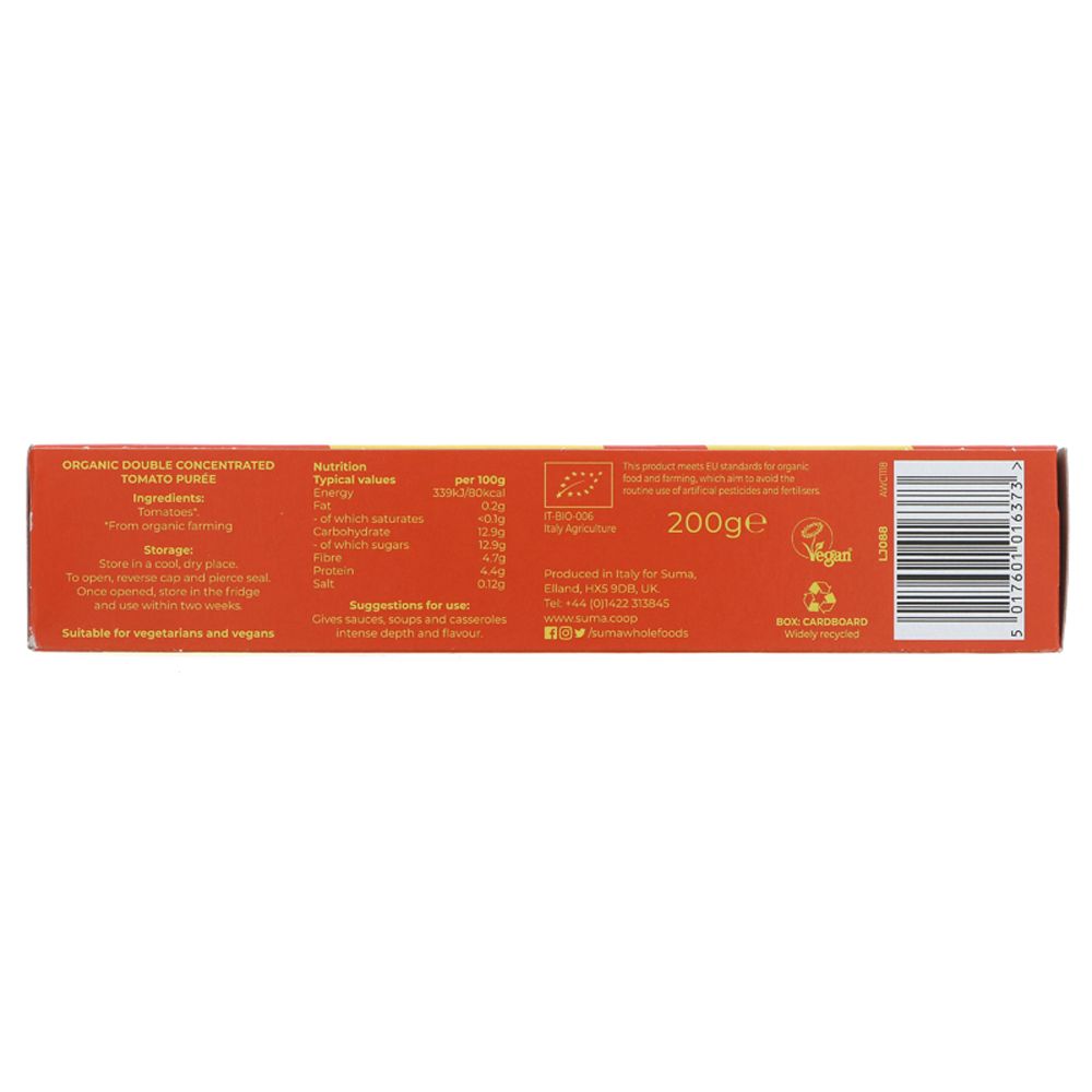 Suma Tomato Puree Organic 200g