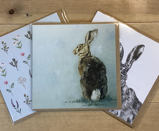 Re-wrapped Card - Oil Hare