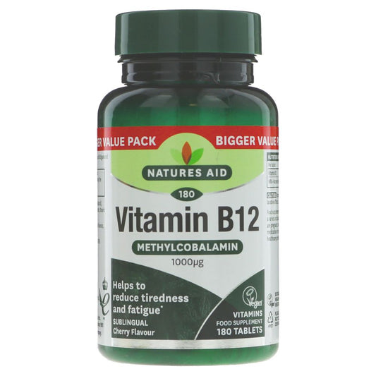 Natures Aid Vitamin B12 1000ug (180 tabs)