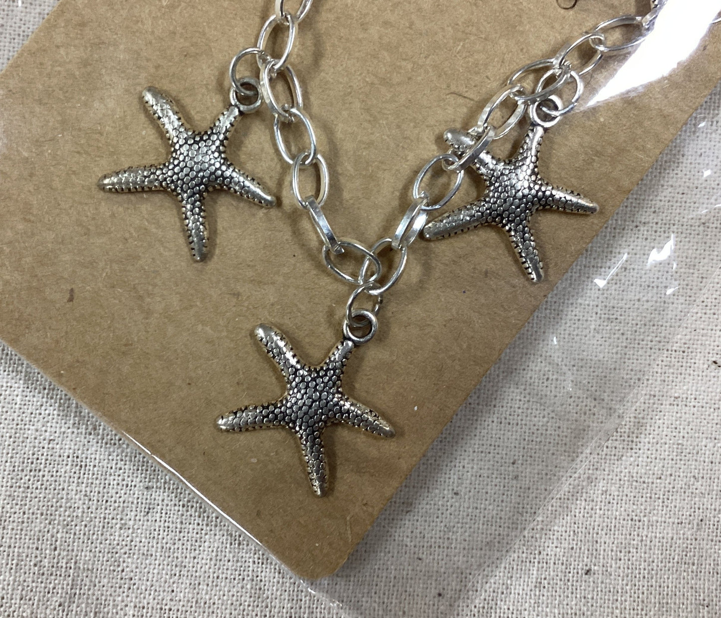 Maria Silmon - Conscious Jeweller - Starfish Charm Bracelet (on card)