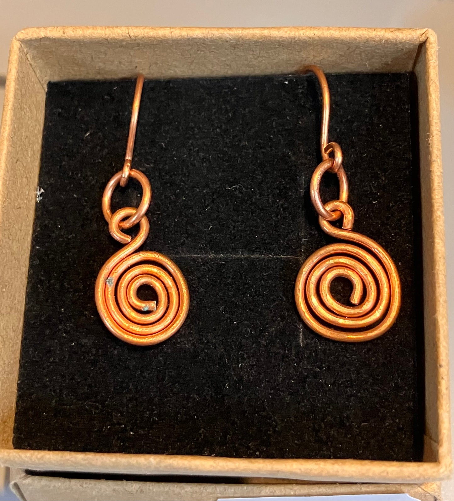 Copper Earrings by Maria Silmon - The Conscious Jeweller