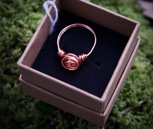 Maria Silmon - The Conscious Jeweller - Copper Rose Ring