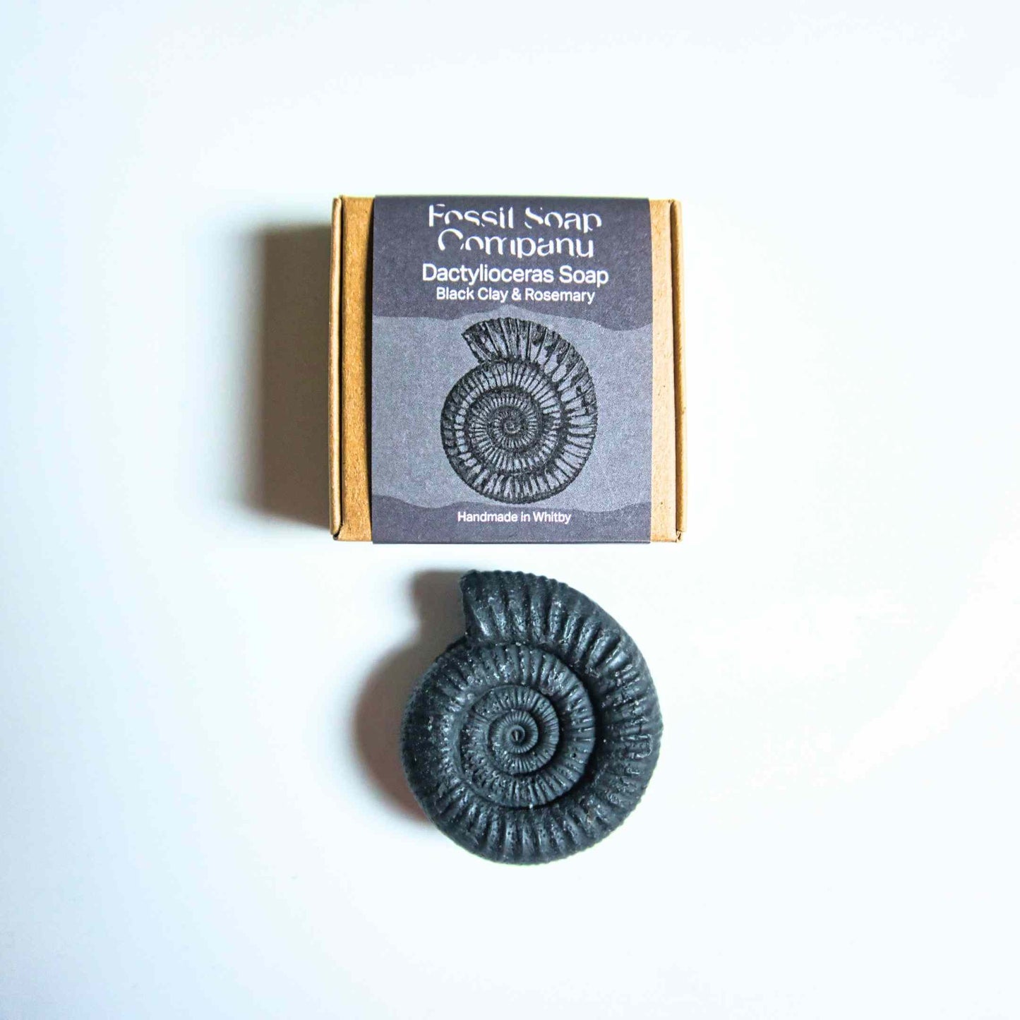 Dactylioceras Soap - Black Clay & Lavender - Fossil Soap Company 20g