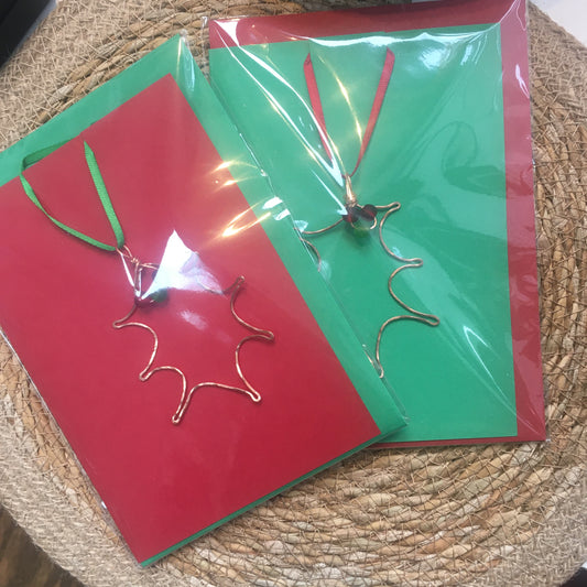 Copper Christmas Card & Decoration by Maria Silmon The Conscious Jeweller