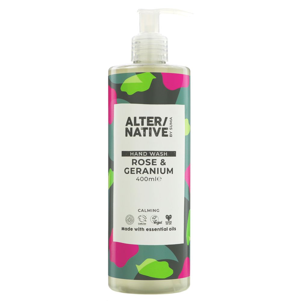 Alter/native Hand Wash Rose & Geranium 400ml