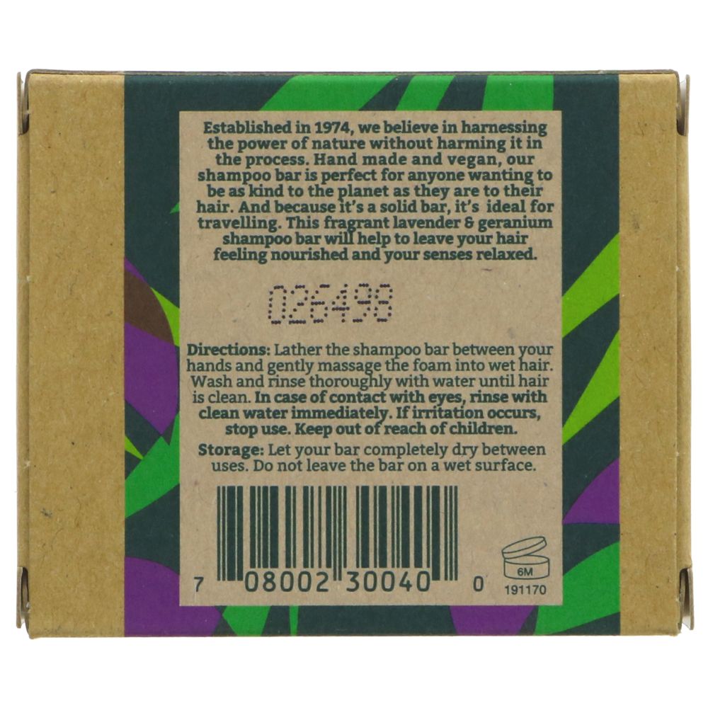 Faith in Nature - Shampoo Bar - Lavender & Geranium