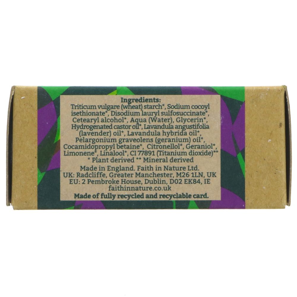 Faith in Nature - Shampoo Bar - Lavender & Geranium