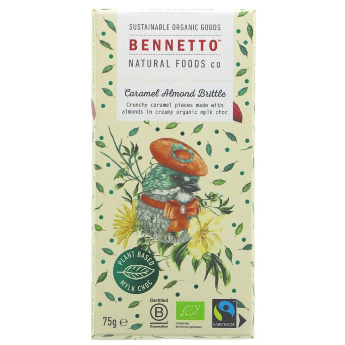 Bennetto Caramel Almond Brittle 80g