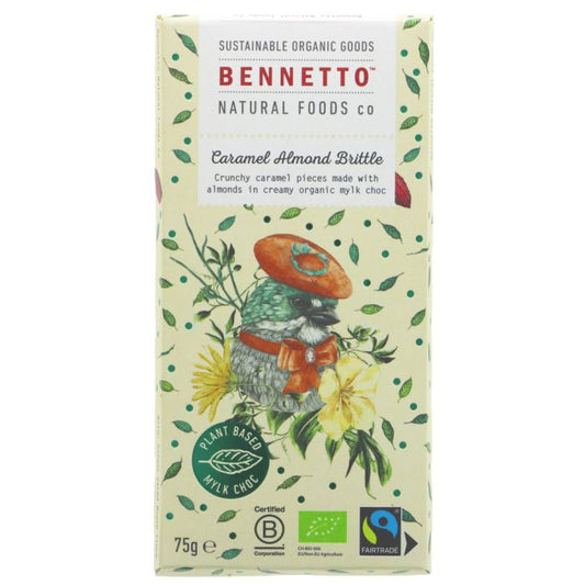 Bennetto Caramel Almond Brittle 80g
