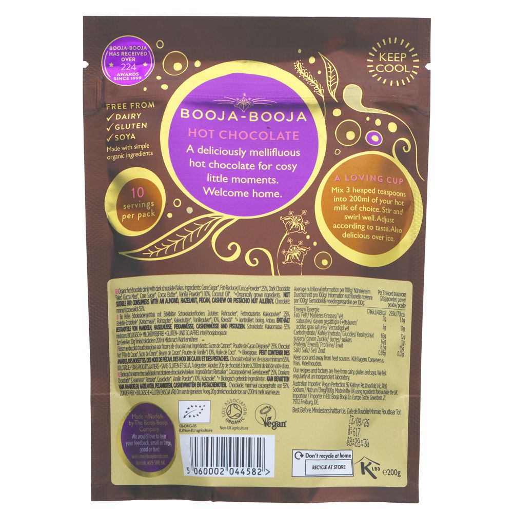 Booja Booja Hot Chocolate 200g