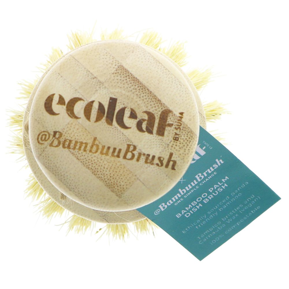 Bamboo Palm Dish Brush - Ecoleaf by Suma