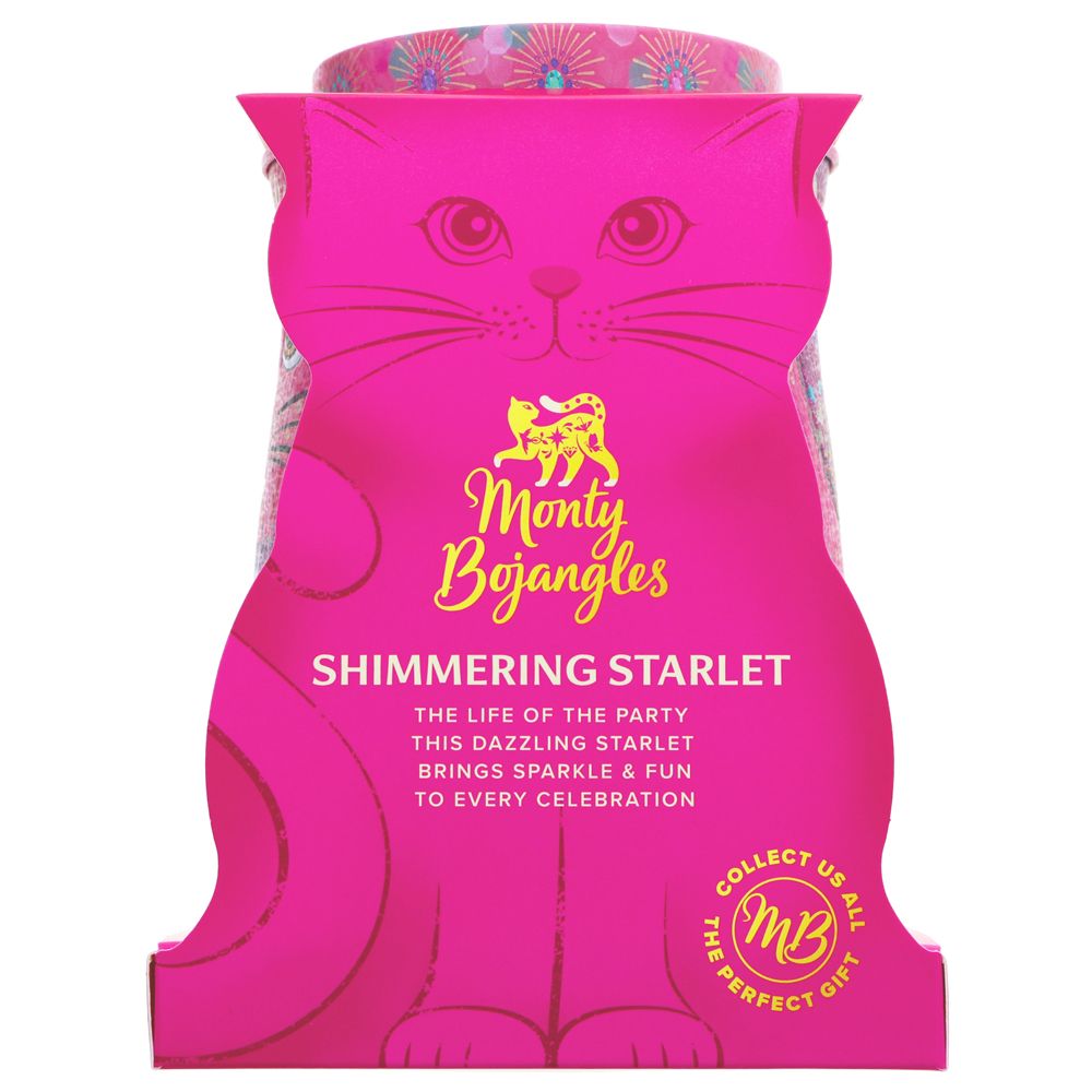 Pink Cat Tin - Berry Bubble - Monty Bojangles 135g