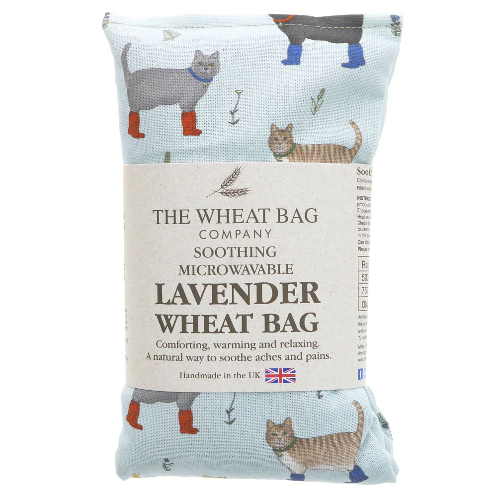 Lavender Wheat Bag (Wellie Boot Cats)