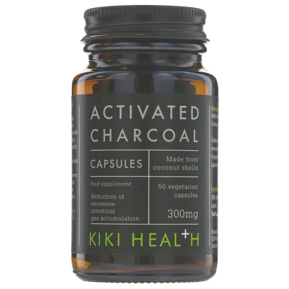 Kiki Health Activated Charcoal 300mg (50 caps)