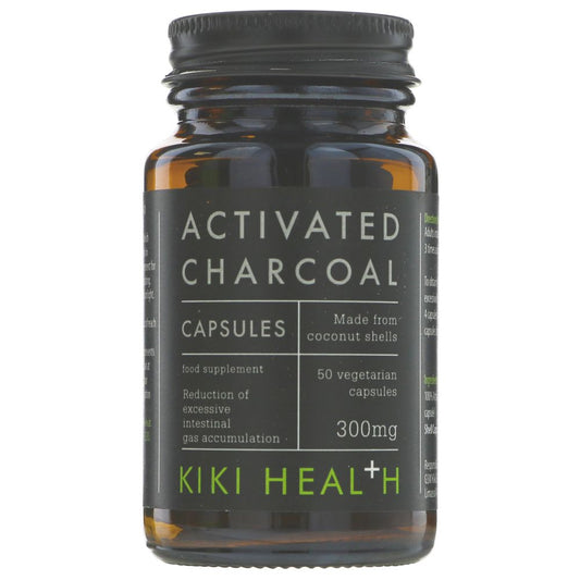 Kiki Health Activated Charcoal 300mg (50 caps)