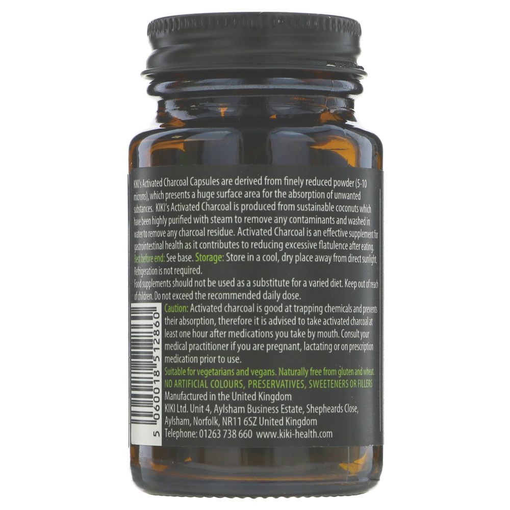 Kiki Health Activated Charcoal 300mg (50 caps)