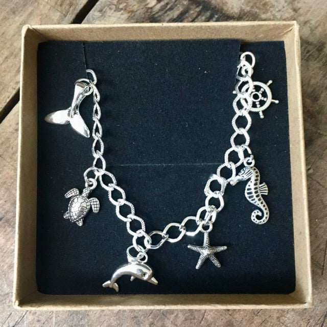 Maria Silmon Seaside Charm Bracelet (in box)