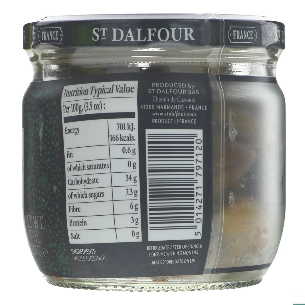 St Dalfour Whole Chestnuts 200g