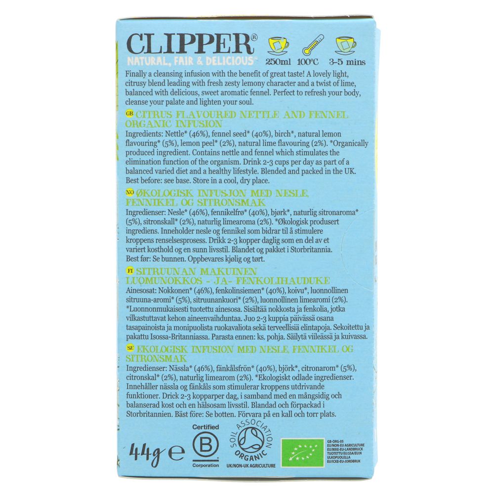Cleanse with Benefits Tea- Clipper-20 bags