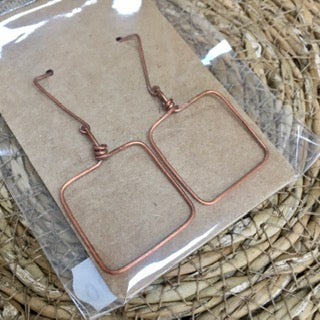 Maria Silmon Copper Earrings