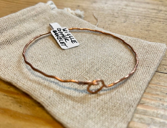 Copper Wiggle Bangle by Maria Silmon The Conscious Jeweller