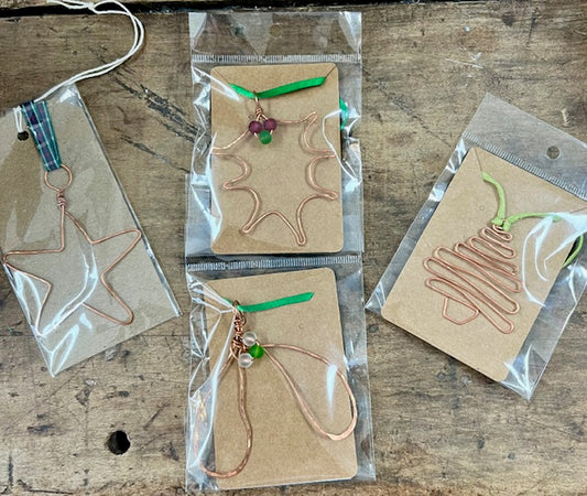 Copper Christmas Tree Decoration - Maria Silmon The Conscious Jeweller