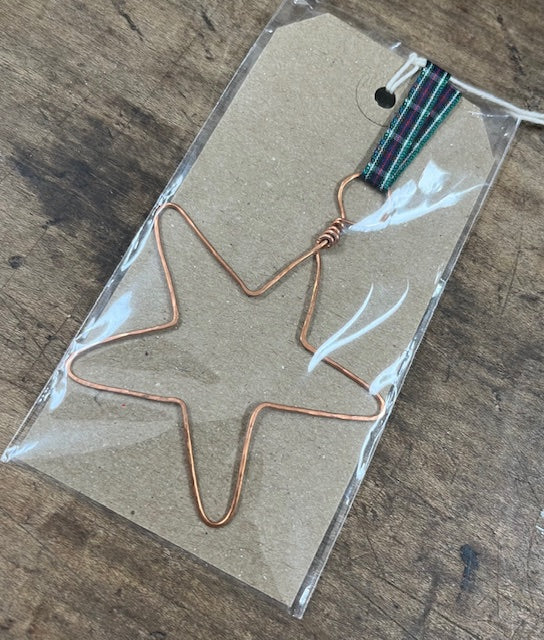 Copper Christmas Tree Decoration - Maria Silmon The Conscious Jeweller