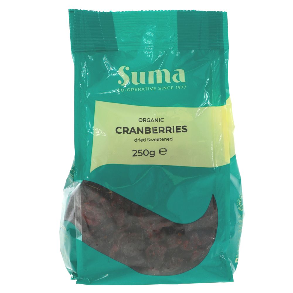 Suma Organic Dried Cranberries 250g