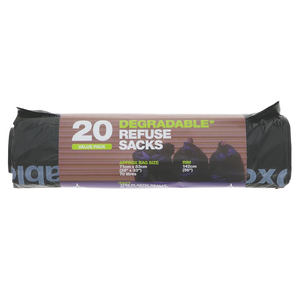 d2w 20x Degradable Refuse Sacks 70L
