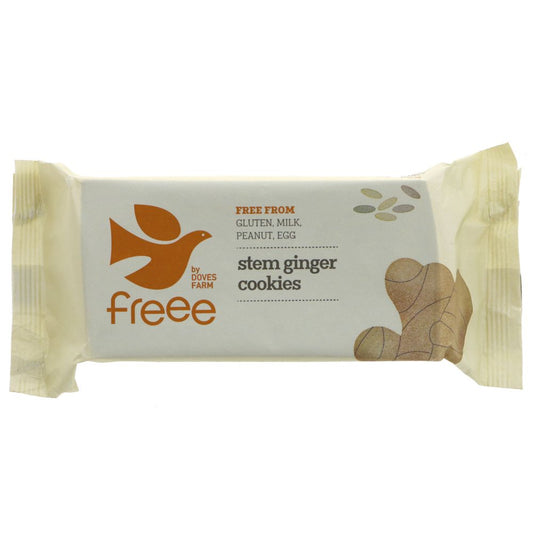 Freee Stem Ginger Cookies (GF & Vegan)