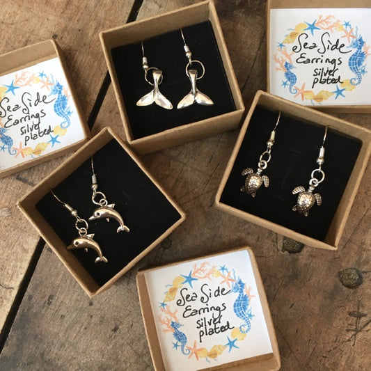 Earrings - Silver Plated by Maria Silmon The Conscious Jeweller