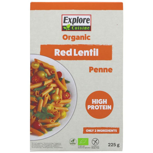 Explore Cuisine Red Lentil Penne 225g