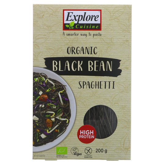 Explore Cuisine - Organic Black Bea Spaghetti