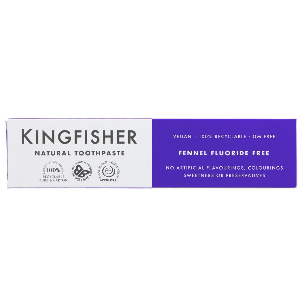 Kingfisher Fennel Fluoride Free Toothpaste 100ml