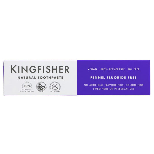 Kingfisher Fennel Fluoride Free Toothpaste 100ml