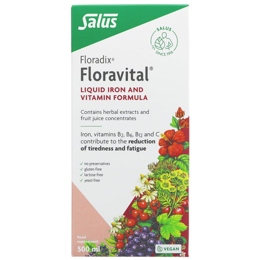 Floravital Liquid Iron (Gluten Free) 500ml