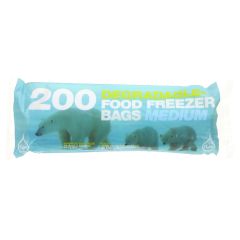 d2w Freezer Bags  Medium (200 Bags)