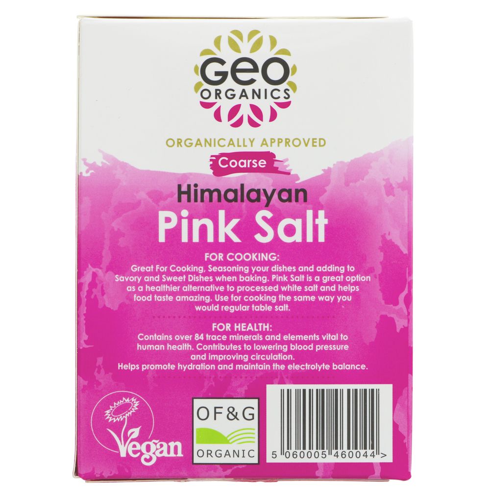 Geo Organics -Himalayan Pink Salt - Course- 500g
