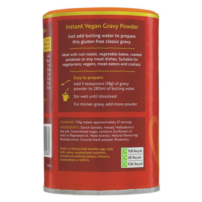 Marigold Vegan Instant Gravy  170g (vegan & GF)