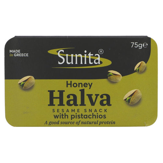 Sunita Halva with honey and pistachios 75g
