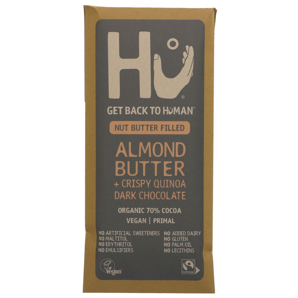 Hu Almond Butter & Crispy Quinoa Dark Chocolate