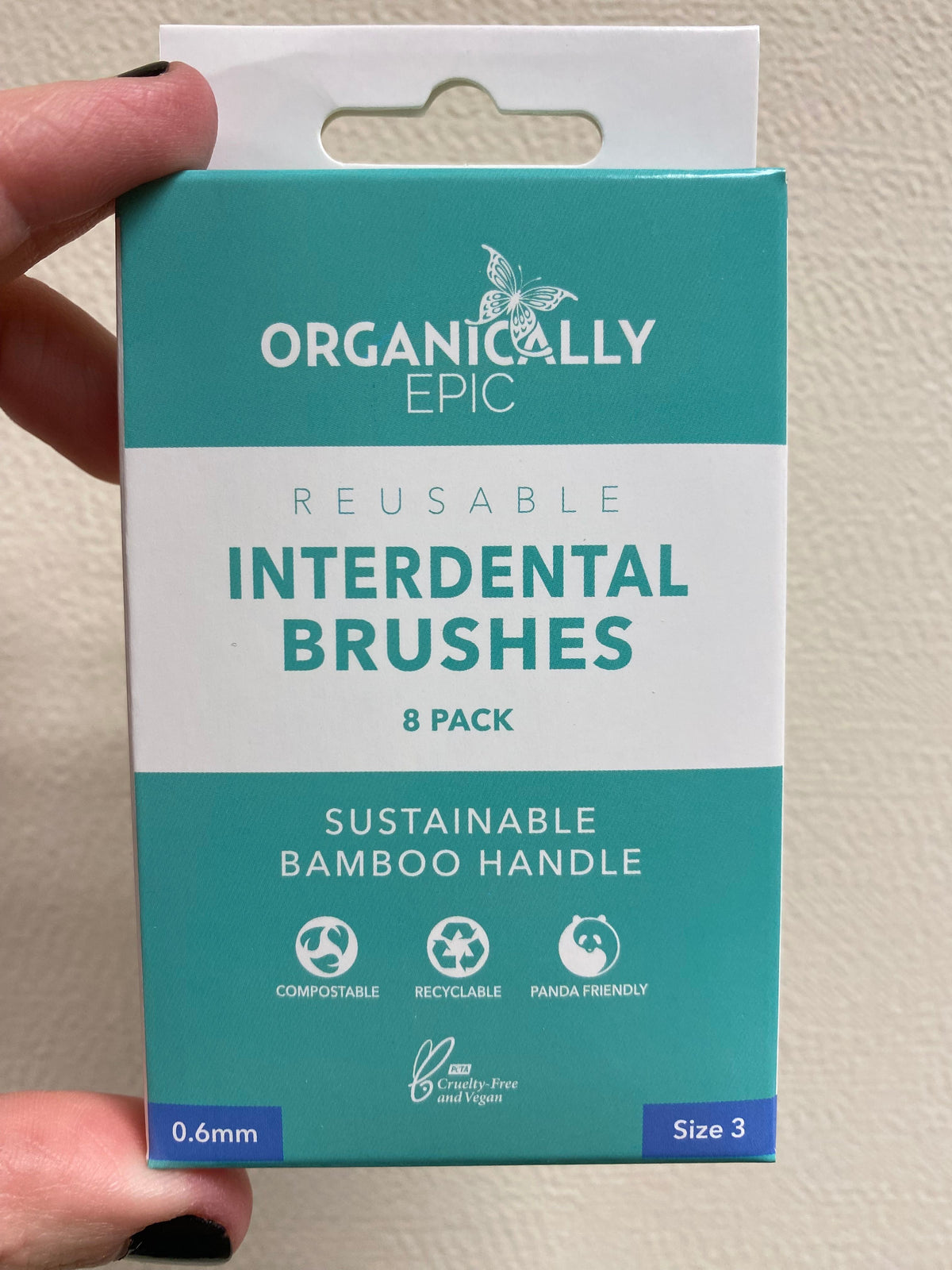 Organically Epic Interdental Brushes Size 3 (0.6mm)