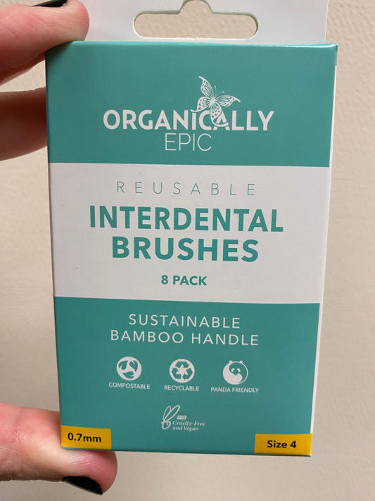 Organically Epic Interdental Brushes size 4 (0.7mm)