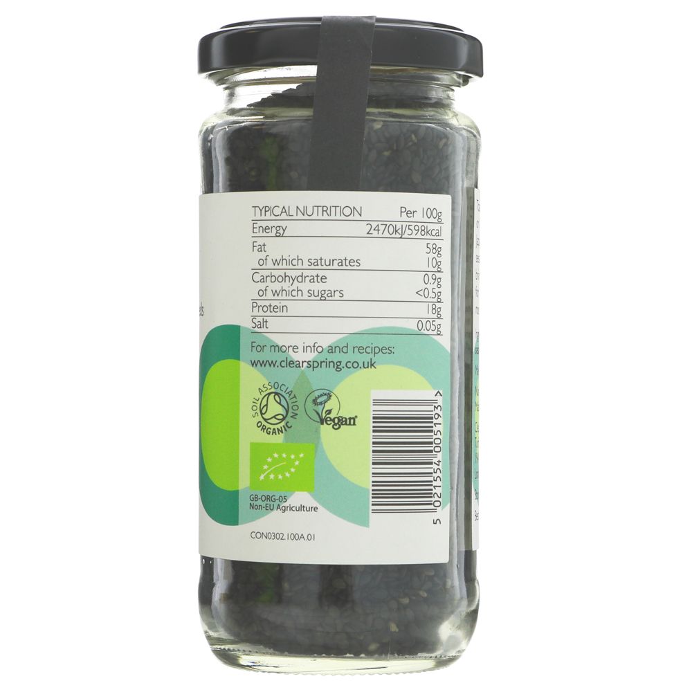 Clearsprng Organi Irigoma Toasted Black Sesame Seeds 100g