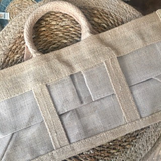 Jute Gift Bag for x3 honey/preserves